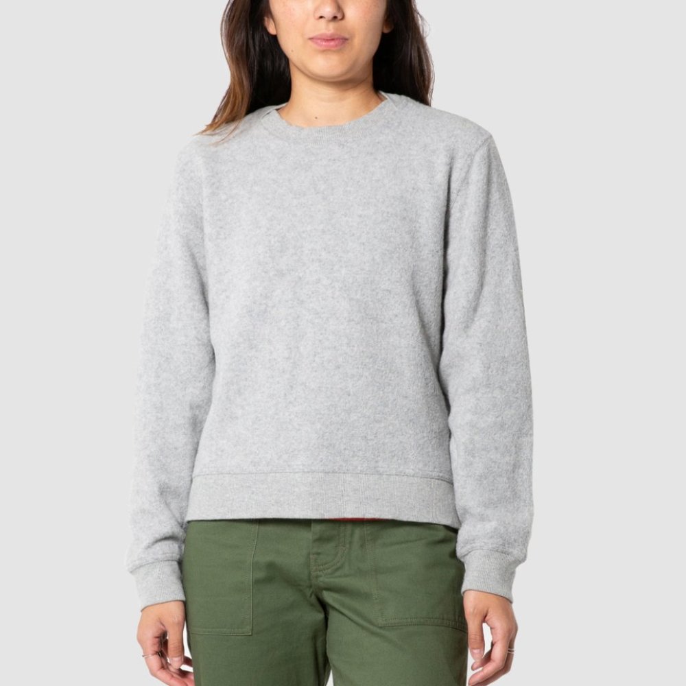 Topo Designs Women's Global Sweater Grey • Size S